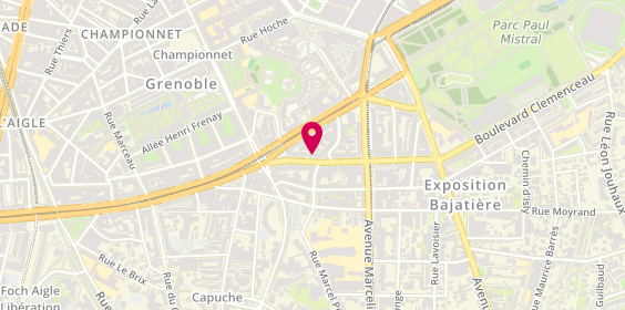 Plan de NICOUD Isabelle, 40 Avenue Albert 1er de Belgique, 38000 Grenoble