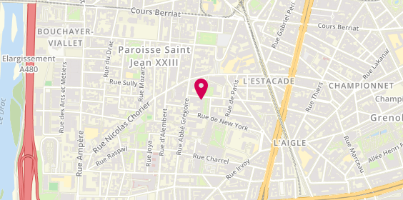 Plan de GERARD Isabelle, 11 Rue Alphonse Terray, 38000 Grenoble