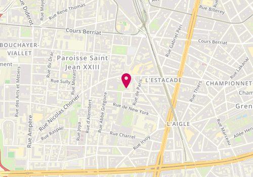 Plan de QUARESIMA Céline, 8 Rue Alphonse Terray, 38000 Grenoble