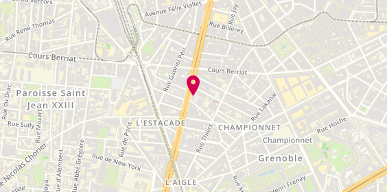 Plan de CHAUNY Chantal, 53 Cr Jean Jaurès, 38000 Grenoble