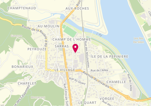 Plan de Emeny CHTIOUI, 14 Rue du Champ de l'Homme, 07370 Sarras
