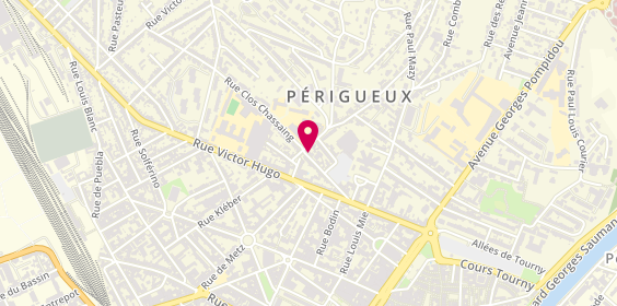 Plan de PANNETIER Véronique, 32 Rue Clos Chassaing, 24000 Périgueux