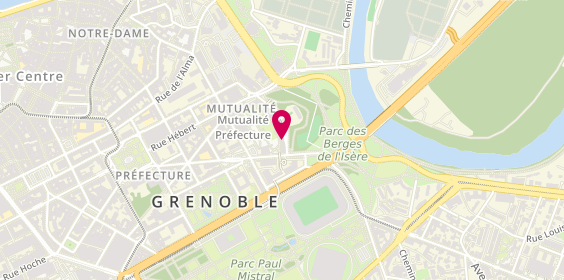 Plan de ENGELMANN DENEUX Françoise, 6 Place Jean Moulin, 38000 Grenoble