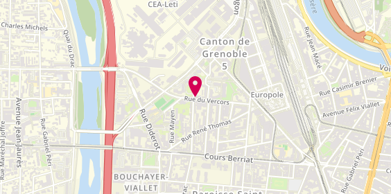 Plan de CHERRIER Arnaud, Tour Vercors
11 Boulevard Maréchal Leclerc, 38000 Grenoble