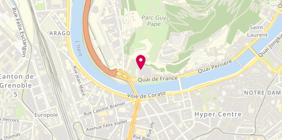 Plan de YDRAUT Catherine, 40 Quai de France
Residence des Dauphins, 38000 Grenoble