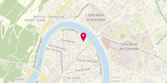 Plan de WILD FLORENCE CHRISTINE, 2 Rue Menon, 38000 Grenoble