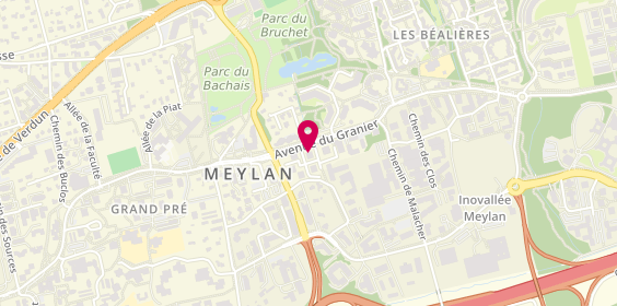 Plan de DESCLEVES Françoise, 23 avenue du Granier, 38240 Meylan