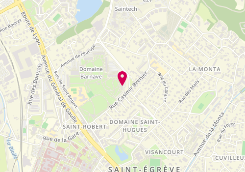 Plan de Françoise Gissler, 5 Rue Casimir Brenier, 38120 Saint-Égrève
