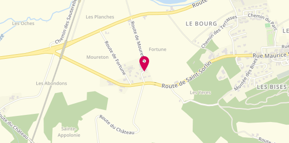 Plan de CONJARD DODENAY Corinne, 80 Quartier Moureton, 26210 Moras-en-Valloire