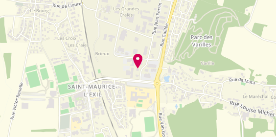 Plan de TRICOIRE Marie-Claire, 89 Rue Jean Perrin, 38550 Saint-Maurice-l'Exil