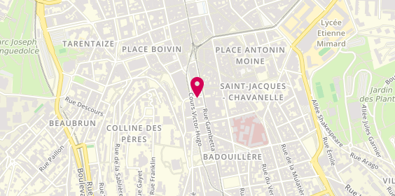 Plan de BOULEY Denis, 1 Cours Victor Hugo, 42000 Saint-Étienne