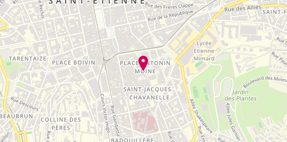 Plan de LORA Julian, 1 Place Maxime Gorki, 42000 Saint-Étienne