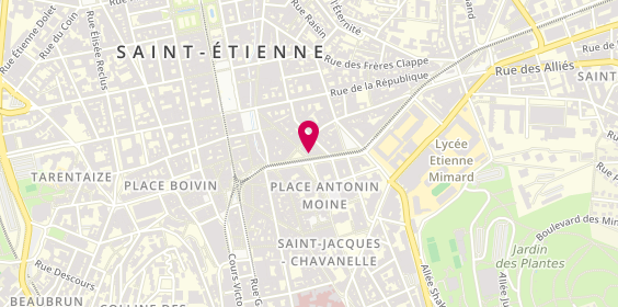 Plan de Psychologue Clinicienne, 23 avenue de la Libération, 42000 Saint-Étienne