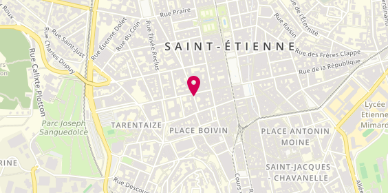 Plan de FERRAGUT Tania, 10 Rue Mi Carême, 42000 Saint-Étienne