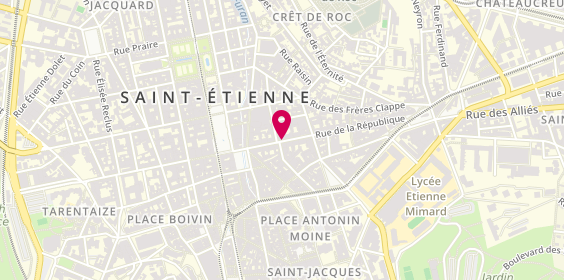 Plan de ARIAMKINA Tatiana, 9 Rue République, 42000 Saint-Étienne