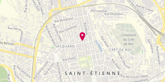 Plan de BONNAIRE Manuelle, 13 Rue Charles de Gaulle, 42000 Saint-Étienne