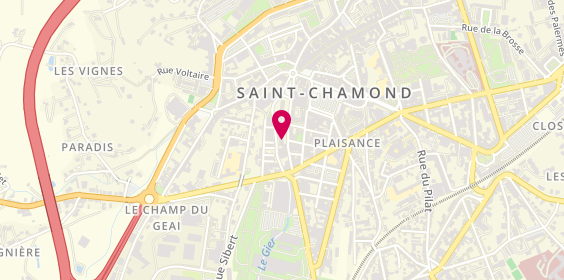 Plan de ROUSSON Isoline, 26 Bis Rue Jules Duclos, 42400 Saint-Chamond
