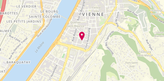 Plan de Sandrine GOOSSE Psychologue, 15 Rue Voltaire, 38200 Vienne