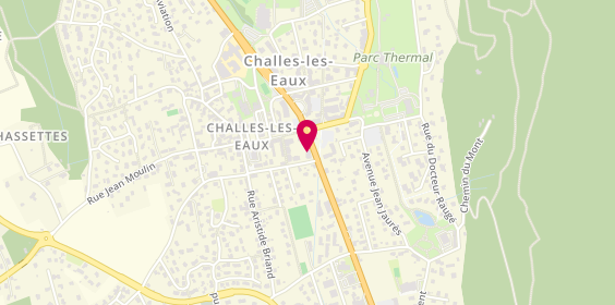 Plan de Ondine BONNET REBIERE Psychologue, 36 avenue Béatrice de Savoie, 73190 Challes-les-Eaux