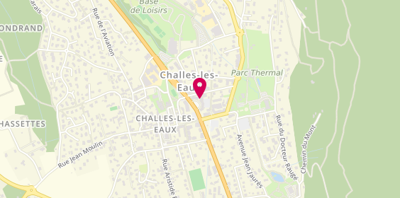 Plan de BOISSON Nathalie, 1313 place de l'Europe, 73190 Challes-les-Eaux