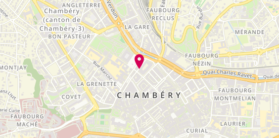 Plan de CHATARD Yves-Olivier, Bât 3 9 Rue Doppet, 73000 Chambéry