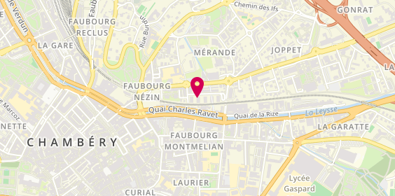 Plan de GIRAUD Sophie, 54 Rue des Martinettes, 73000 Chambéry