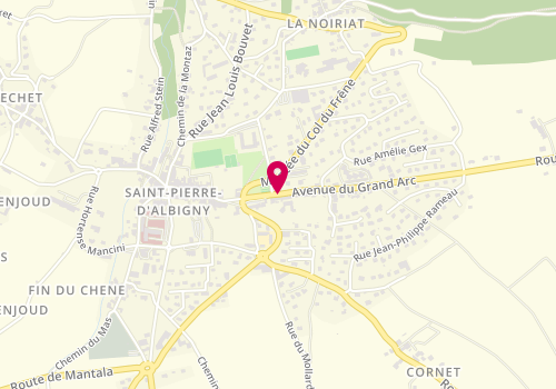 Plan de PAJEAN Nathalie, 102 avenue du Grand Arc, 73250 Saint-Pierre-d'Albigny