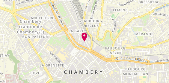 Plan de Amélie MICHEA Neuropsychologue, et tests psychotechniques à Chambéry, 89 Rue Sommeiller, 73000 Chambéry