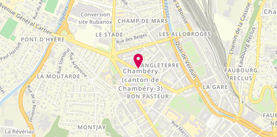 Plan de Catherine LEPREUX Psychologue, 280 avenue du Comte Vert, 73000 Chambéry