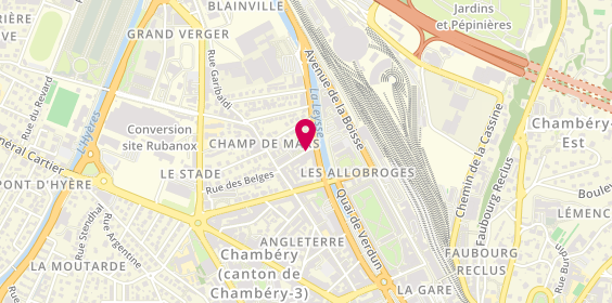 Plan de CAMPAGNOLO CULLATI Karine, 100 Rue des Diables Bleus, 73000 Chambéry
