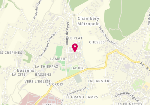 Plan de REY Christian, le Praz du Nant
25 Route de Verel, 73000 Bassens