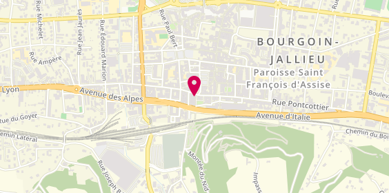 Plan de SCHOENDORFF Patrice, 26 Rue de la République, 38300 Bourgoin-Jallieu