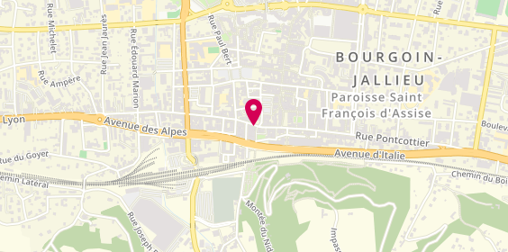 Plan de BREZAULT Frédéric, 26 Rue de la Republique, 38300 Bourgoin-Jallieu