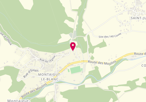 Plan de Marie LACH Psychologue, 5 Chemin Moines, 63320 Montaigut-le-Blanc