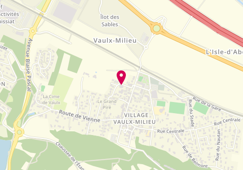 Plan de Deladoeuille Mélanie, 14 Rue du Pic-Vert, 38090 Vaulx-Milieu