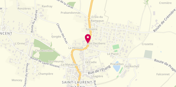 Plan de Anne-Marie BONJOUR Psychologue, 459 Route de Soucieu, 69440 Saint-Laurent-d'Agny