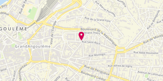 Plan de Labarchede-BAGUET Nathalie, 130 Rue Saint-Roch, 16006 Angoulême