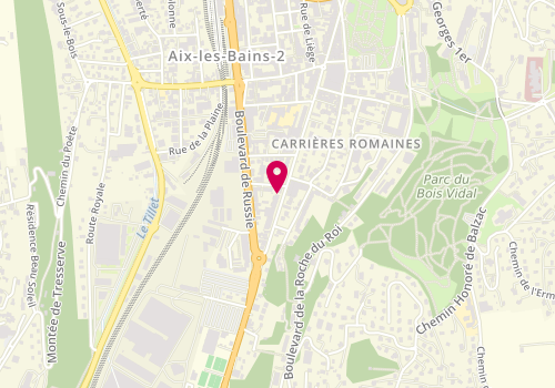 Plan de Agathe FABREGES- Psychologue aix les bains, 48 avenue de Marlioz, 73100 Aix-les-Bains