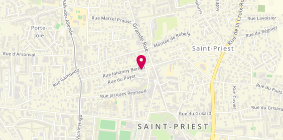 Plan de MARGIER Aurore, 7 Rue Johanny Berlioz, 69800 Saint-Priest