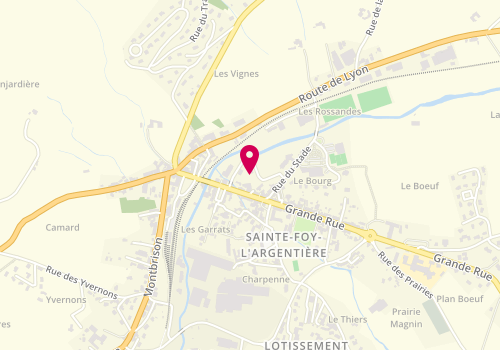 Plan de MANESCAU Eléa, 184 Rue Louis Chaize, 69610 Sainte-Foy-l'Argentière