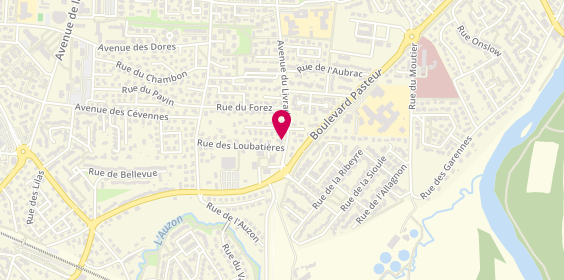 Plan de CHAKROUN-BAGGIONI Nadia, 72 avenue du Livradois, 63800 Cournon-d'Auvergne