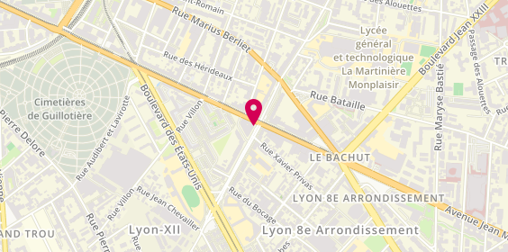 Plan de PAPILLAULT DES CHARBONNERIES Aude, 14 Rue Paul Cazeneuve, 69008 Lyon