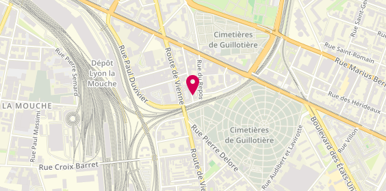 Plan de BERNARD Sandrine, 33 Rue General de Miribel, 69007 Lyon