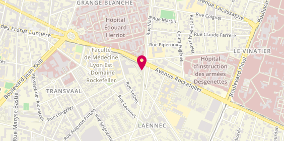 Plan de WEISTROFF Mireille, Centre Medical Ambroise Pare
28 avenue Rockefeller, 69008 Lyon