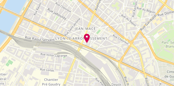 Plan de CORRADO Sylvain, 69 avenue Berthelot, 69007 Lyon