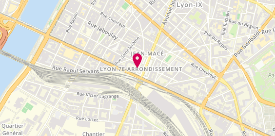 Plan de ROUX Sandrine, 14 Place Jean Macé, 69007 Lyon