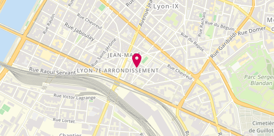 Plan de CANTERINO Jean, 51 Rue Colombier, 69007 Lyon