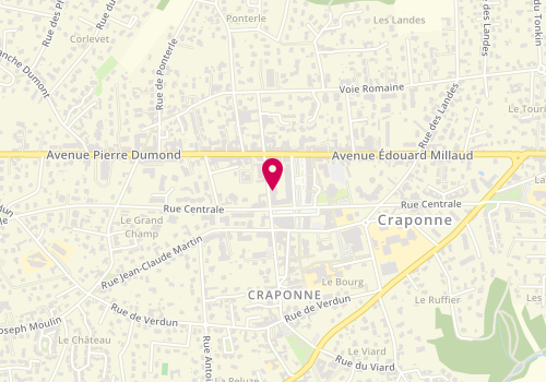 Plan de ERHARD LAPALUS Solenne, 3 avenue Jean Bergeron, 69290 Craponne