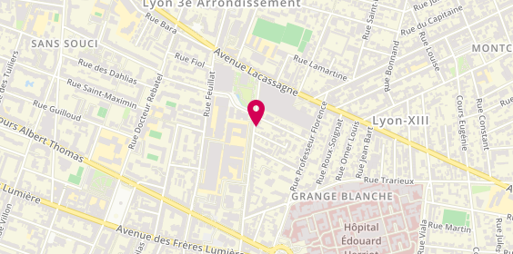Plan de BERNOU Jean Francois, 27 Rue Professeur Rochaix, 69003 Lyon