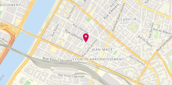Plan de Mathilde ADNET Psychologue Lyon 7, 119 Rue d'Anvers, 69007 Lyon